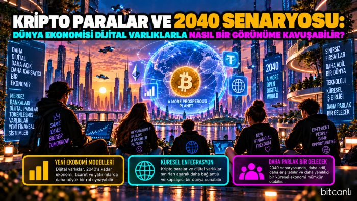 Kripto Paralar ve 2040 Senaryosu: Dünya Ekonomisi Dijital Varlıklarla Nasıl Bir Görünüme Kavuşabilir?
